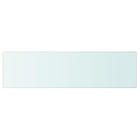 Vidaxl Hyllplan Glas Genomskinlig 110x30 Cm Transparent