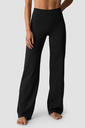ICANIWILL - Nimble Straight Leg Pants Black - Hosen - Damen - ICIW