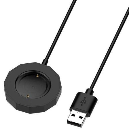 Magnetisk USB-opladekabel til vivo Watch 5 / iQOO Watch – 1 m Sort