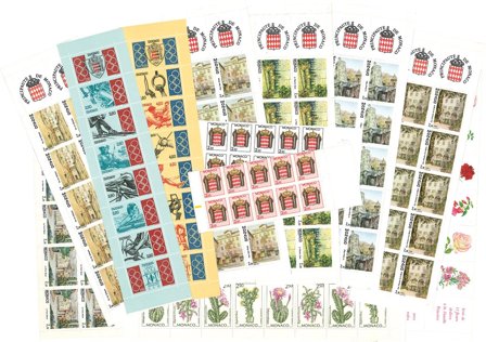 Monaco - 12 postfriske hæfter