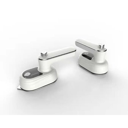 Håndholdt mini strygejern kan rotere 180 grader tøj rejse strygejern, hurtig opvarmning lille bærbar varmt presse tøj strygejern (hvid - Uk)