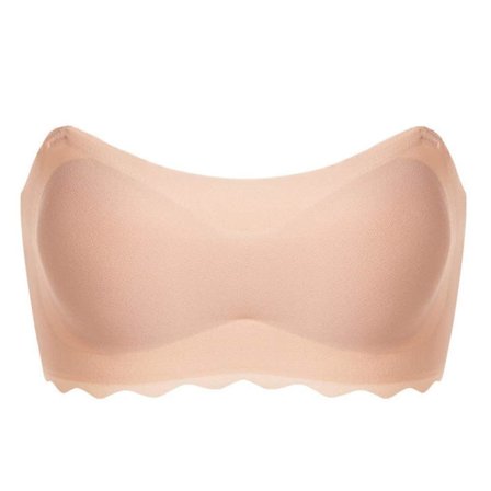 Stor storlek bh utan remmar utan stålring samlad halkfri osynlig underkläder