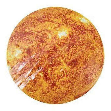 Lysande Självhäftande Sol Väggdekal PVC Sol Väggklistermärke för Vardagsrum