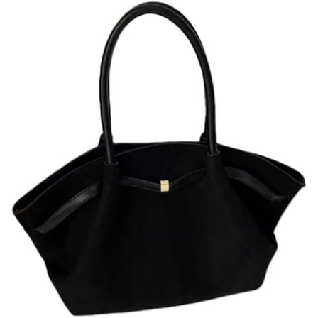 ING Semsket veske, skulderveske/håndveske for kvinner, romslig handleveske