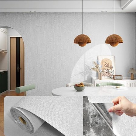 Itseliimautuva Äänieristävä Tapetti - Paksut Teksturoidut Paneelit Seinille, Helppo Asentaa - Olohuoneeseen & Toimistoon, Tarjoaa Lämmöneristävän 