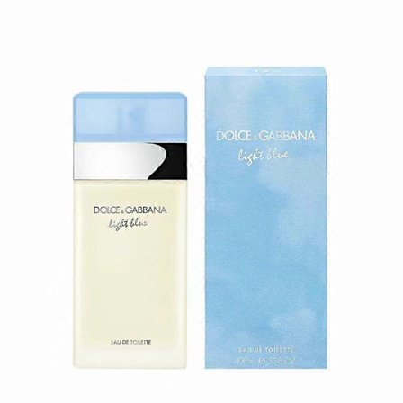 D & G Light Blue 100ml Eau de Toilette Spray for Kvinner